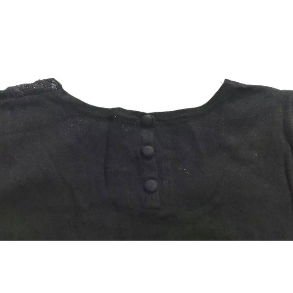 Ann Taylor Loft Pullover Light Sweater Small S Black Peter Pan Ribbed Lot Of 2 - Picture 9 of 11